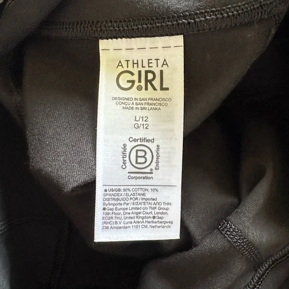 Athleta Girl Natural Play Stash Black Tight - Picture 5 of 5